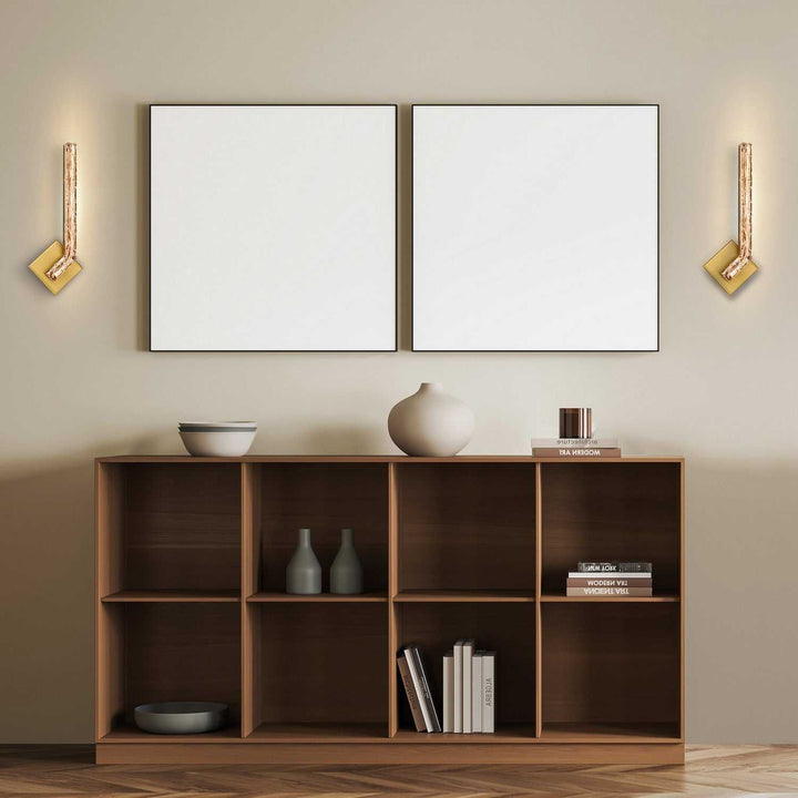 Contour LED Wall Sconce in Brass CWI Lighting Canada