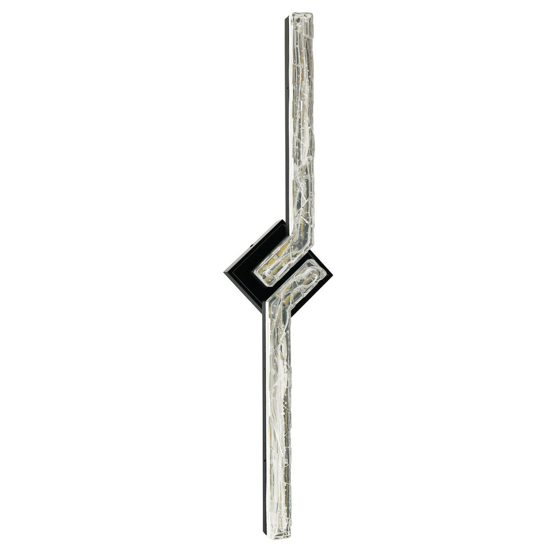 Contour LED Wall Sconce in Sand Black CWI Lighting Canada