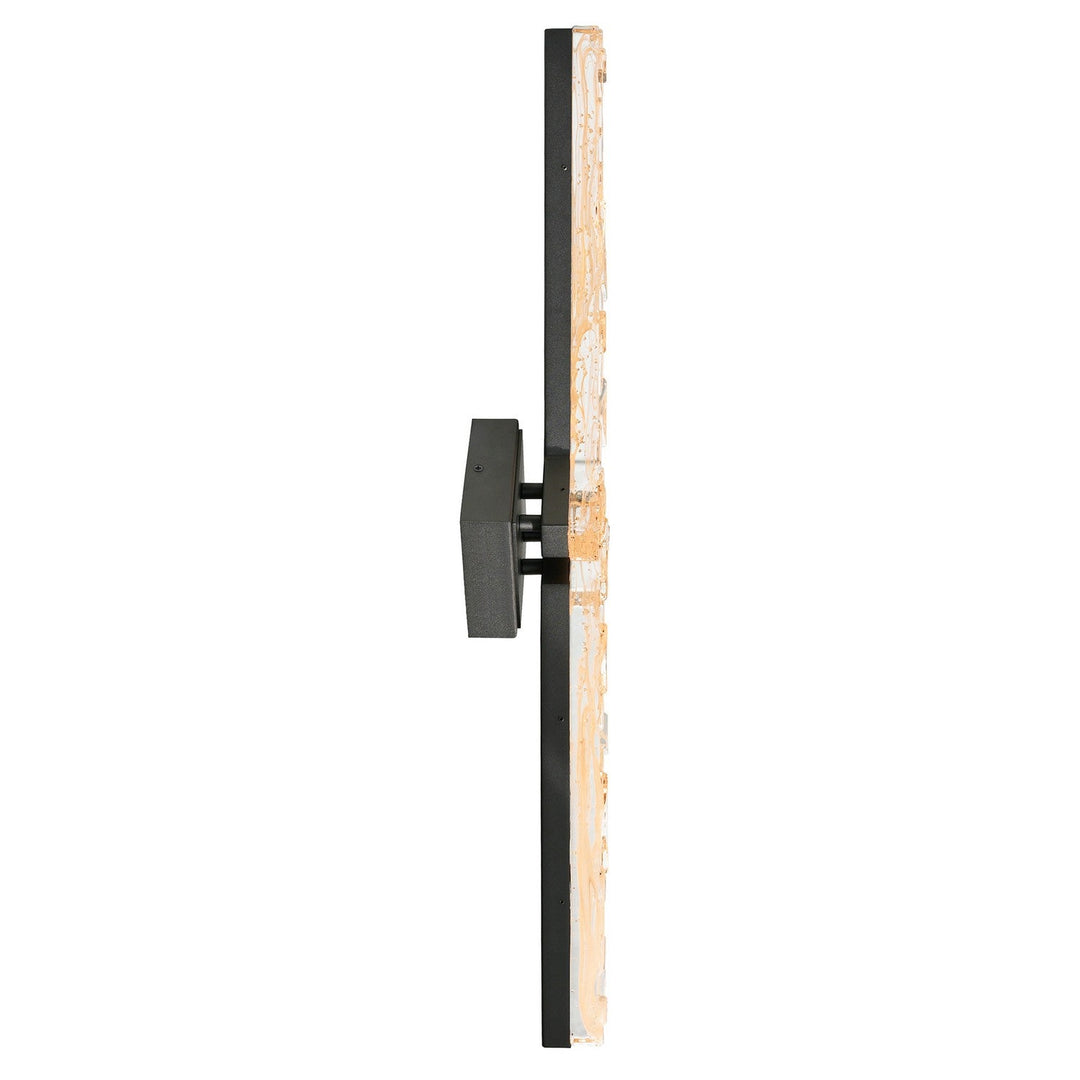 Contour LED Wall Sconce in Sand Black CWI Lighting Canada