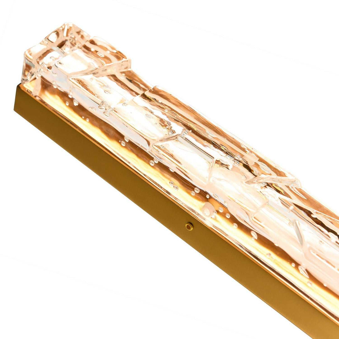 Contour LED Vanity in Brass CWI Lighting Canada