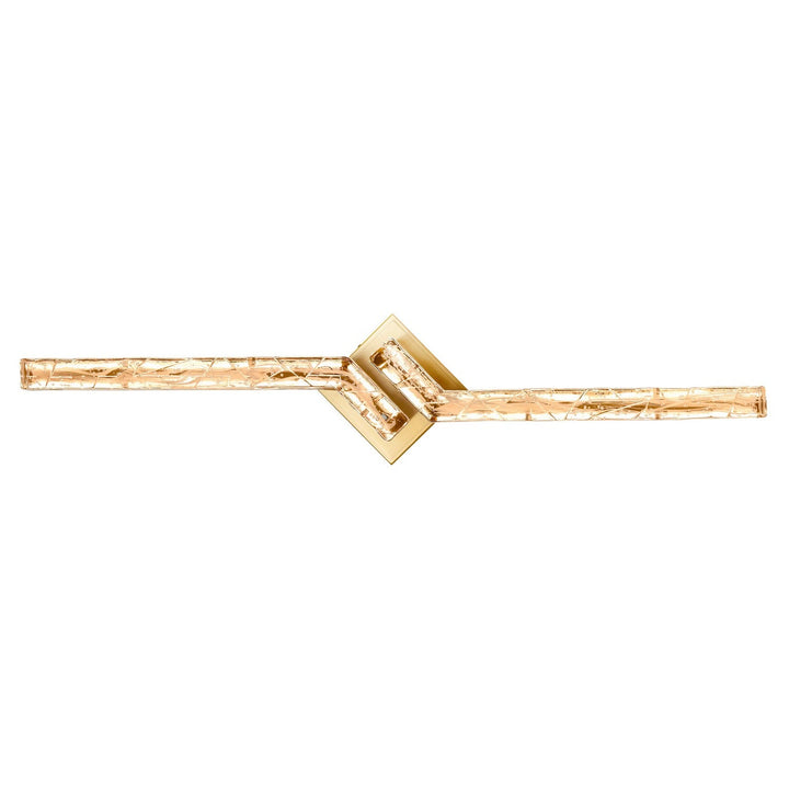 Contour LED Vanity in Brass CWI Lighting Canada
