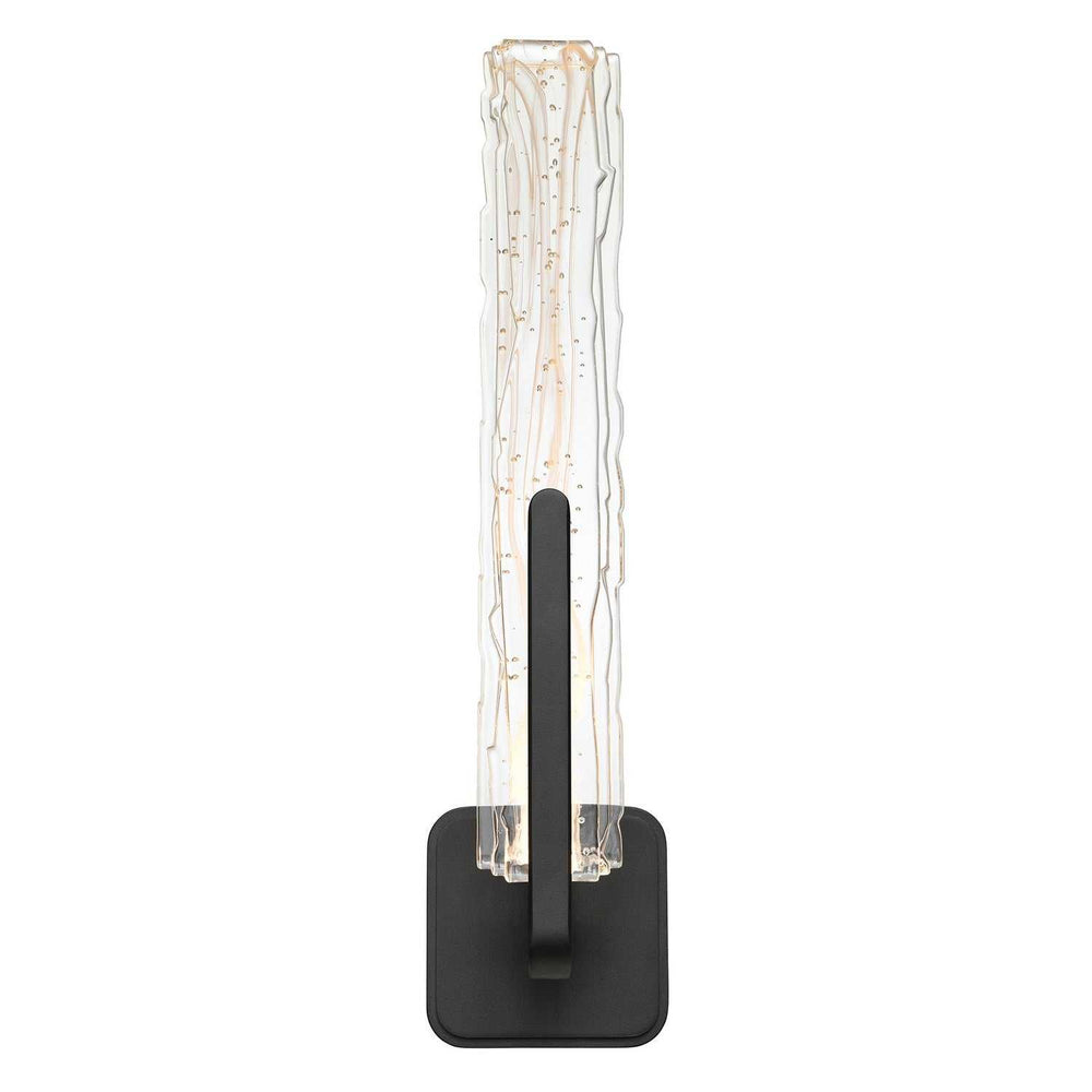 Curva LED Wall Sconce in Sand Black CWI Lighting Canada