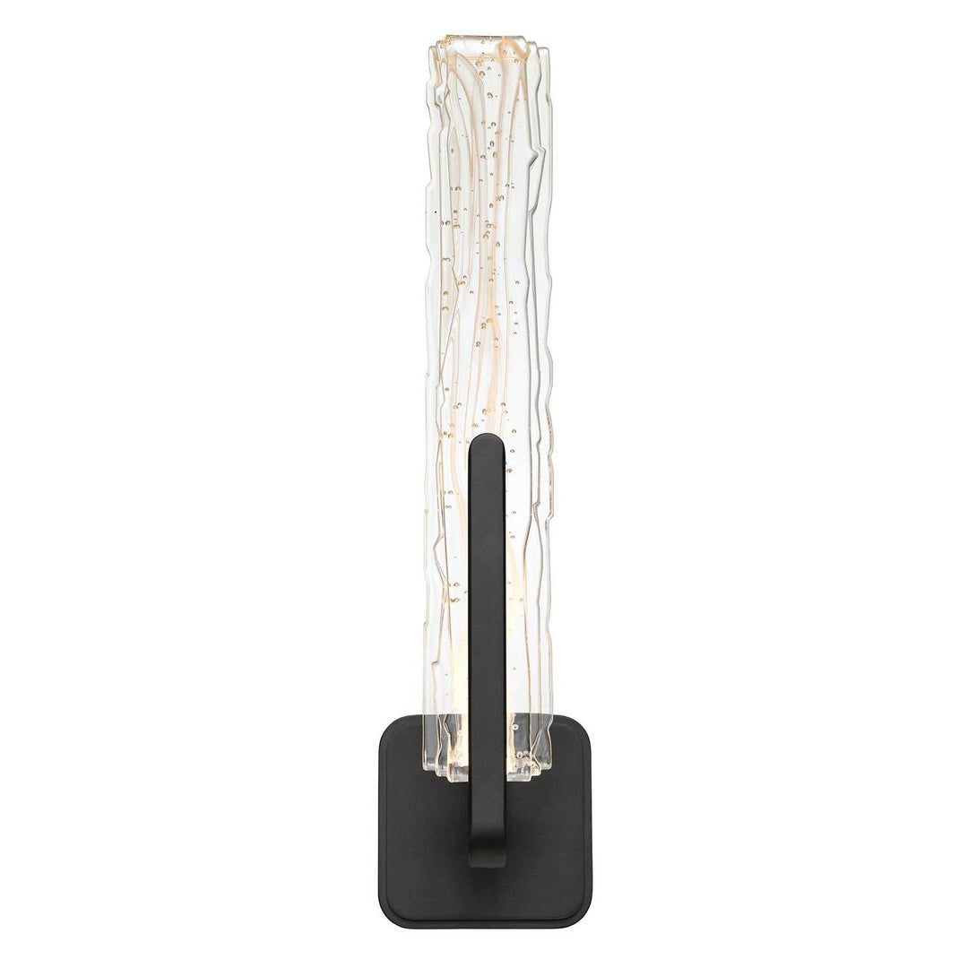 Curva LED Wall Sconce in Sand Black CWI Lighting Canada