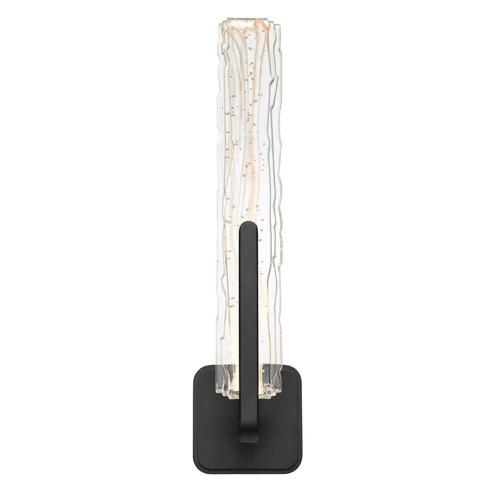 Curva LED Wall Sconce in Sand Black CWI Lighting Canada
