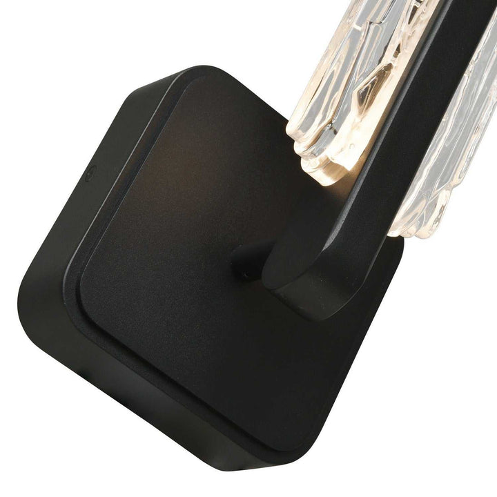 Curva LED Wall Sconce in Sand Black CWI Lighting Canada