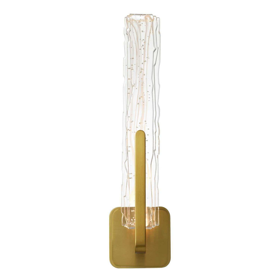 Curva LED Wall Sconce in Brass CWI Lighting Canada