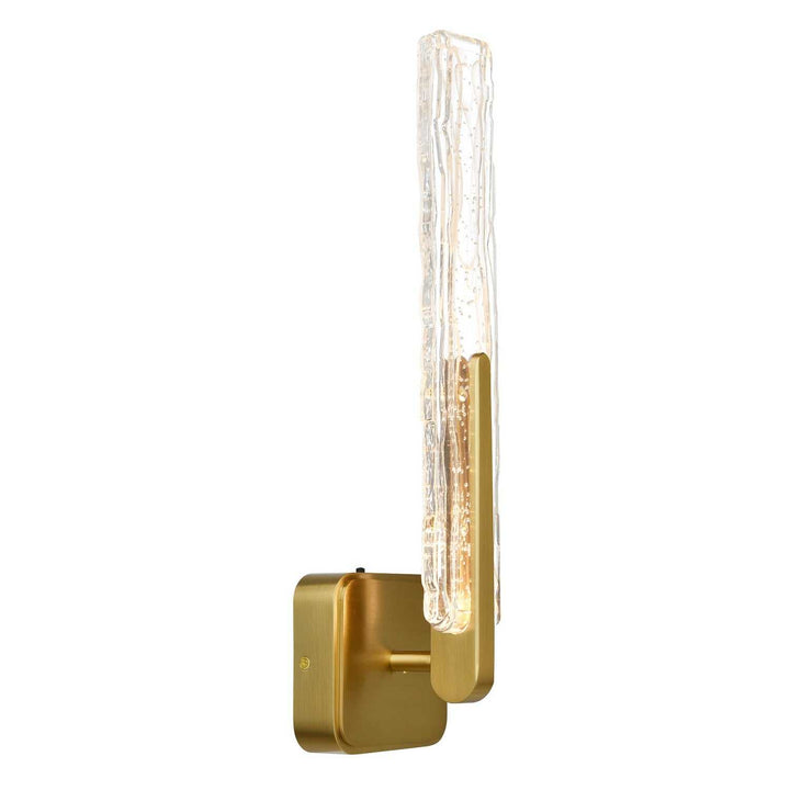 Curva LED Wall Sconce in Brass CWI Lighting Canada