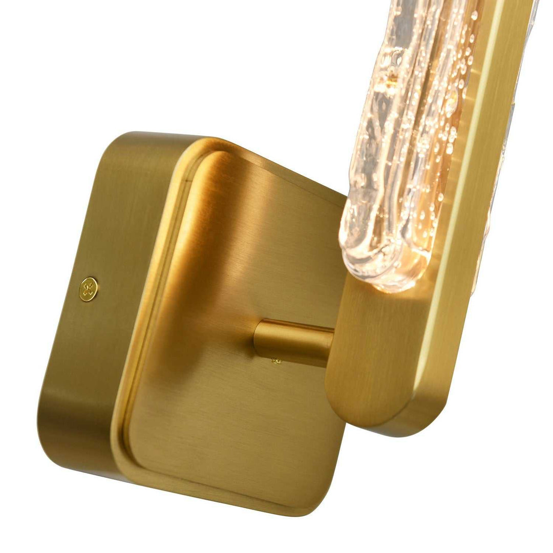 Curva LED Wall Sconce in Brass CWI Lighting Canada