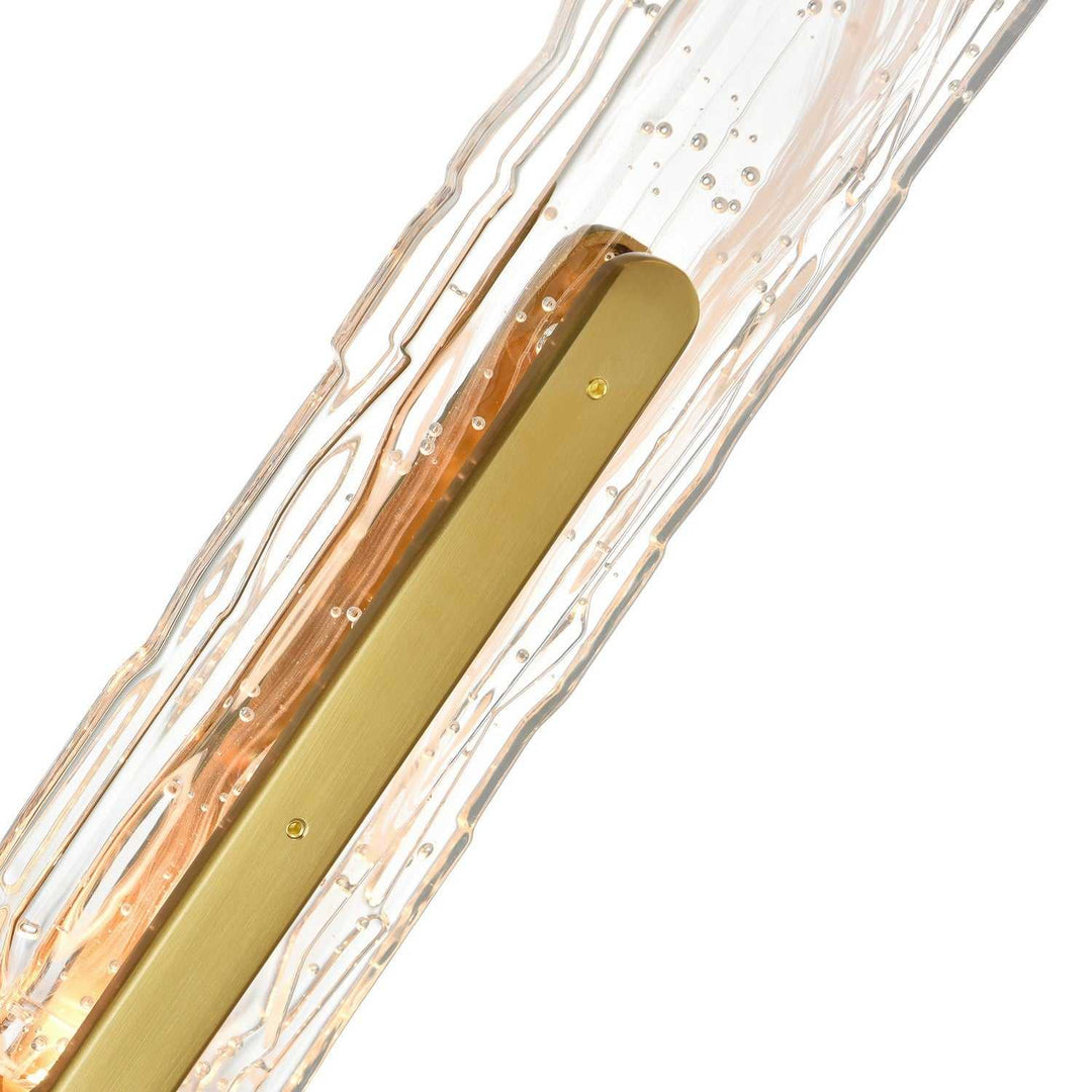 Curva LED Wall Sconce in Brass CWI Lighting Canada