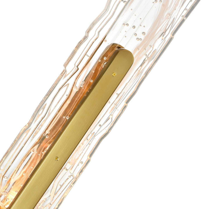 Curva LED Wall Sconce in Brass CWI Lighting Canada
