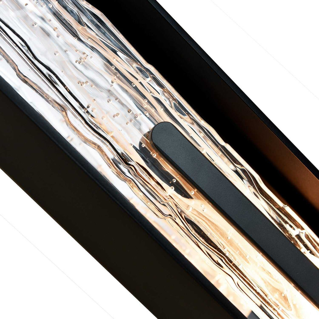 Curva LED Outdoor Wall Mount in Sand Black CWI Lighting Canada