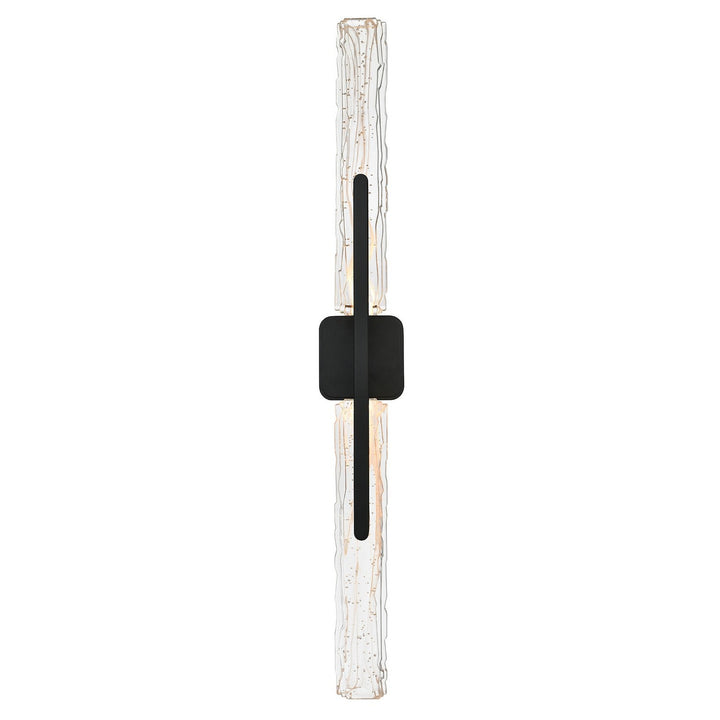 Curva LED Wall Sconce in Sand Black CWI Lighting Canada