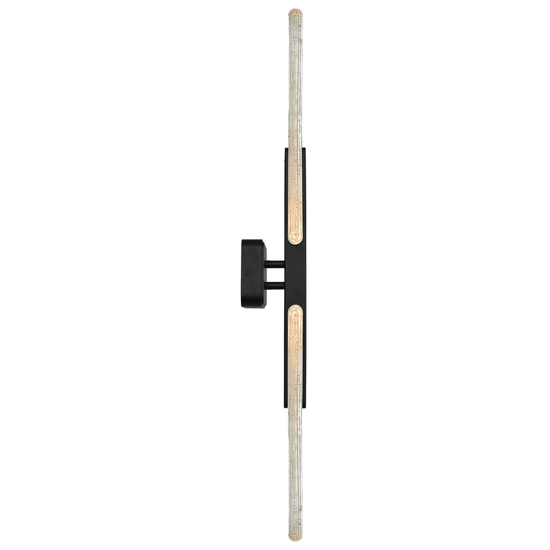 Curva LED Wall Sconce in Sand Black CWI Lighting Canada