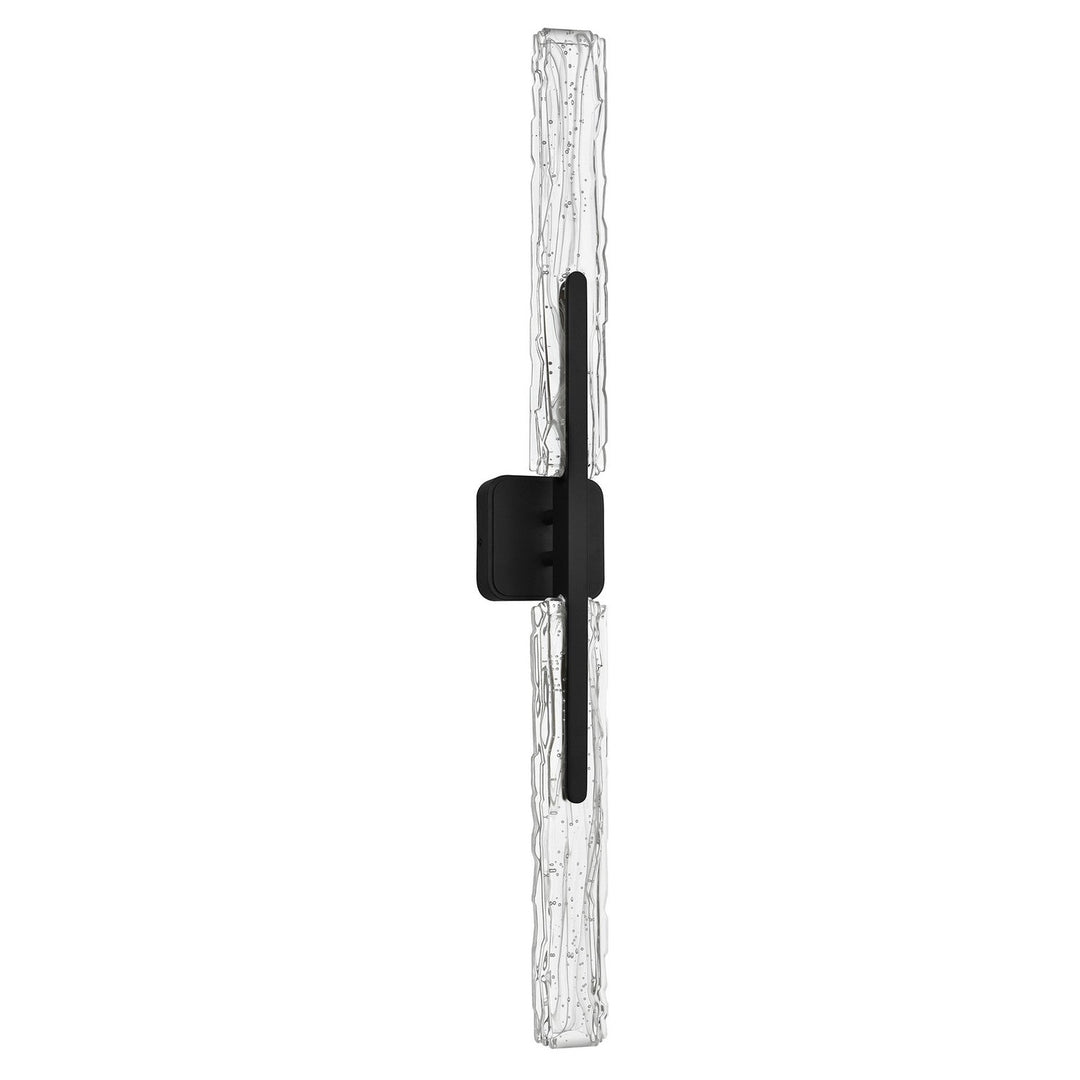 Curva LED Wall Sconce in Sand Black CWI Lighting Canada