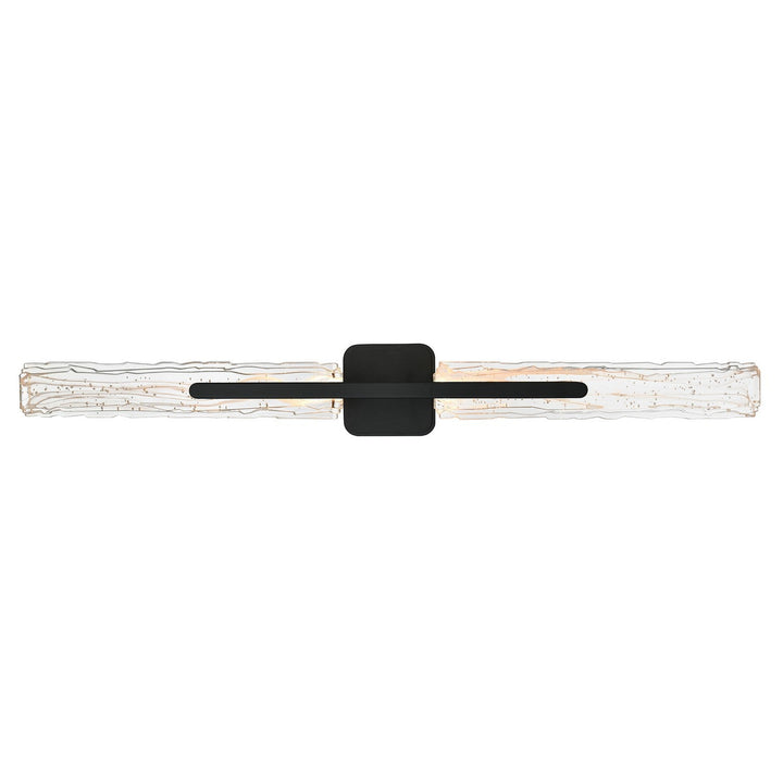 Curva LED Wall Sconce in Sand Black CWI Lighting Canada
