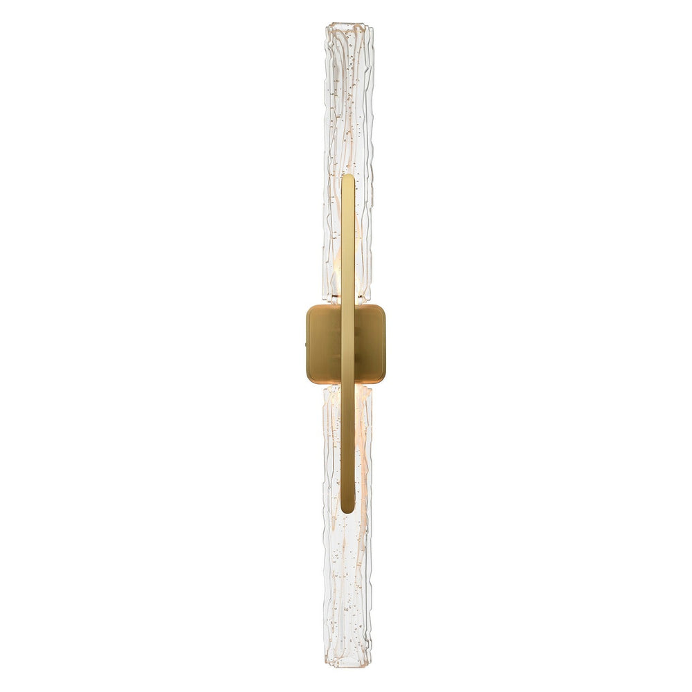 Curva LED Vanity in Brass CWI Lighting Canada