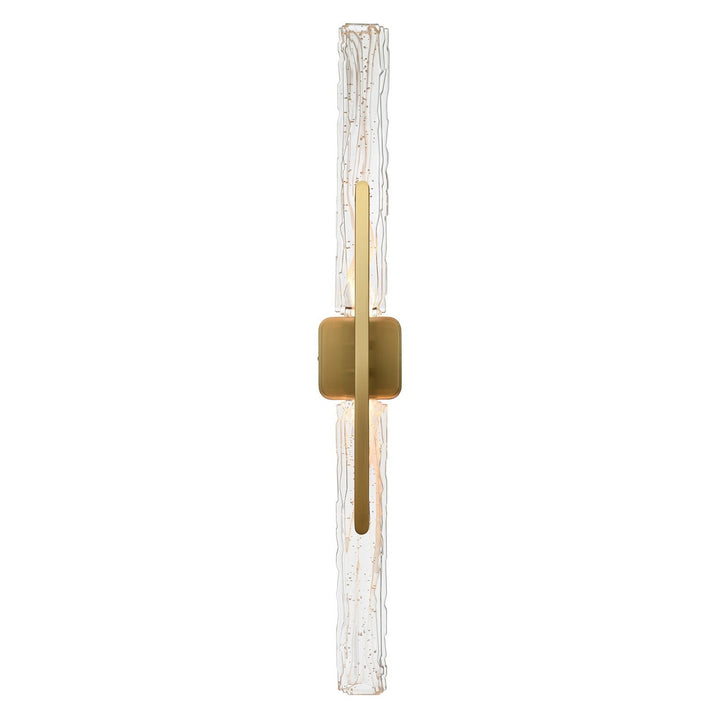 Curva LED Vanity in Brass CWI Lighting Canada