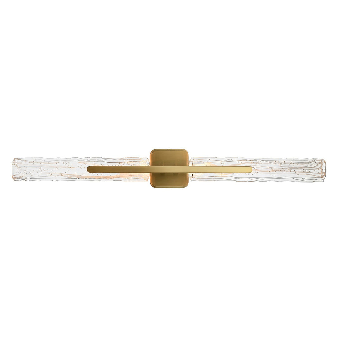 Curva LED Vanity in Brass CWI Lighting Canada