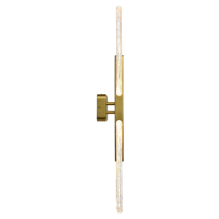 Curva LED Vanity in Brass CWI Lighting Canada