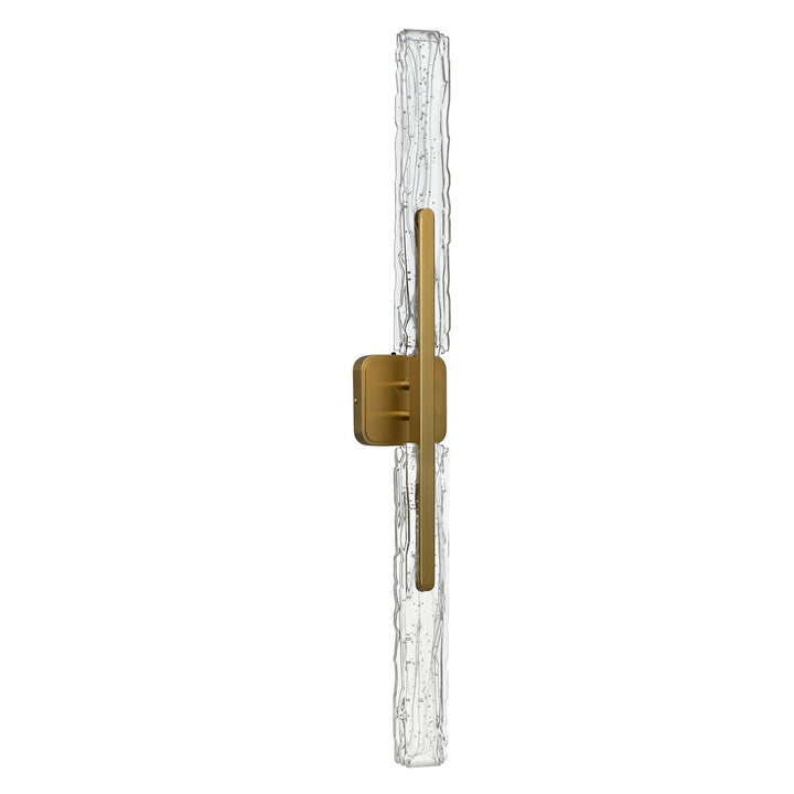 Curva LED Vanity in Brass CWI Lighting Canada