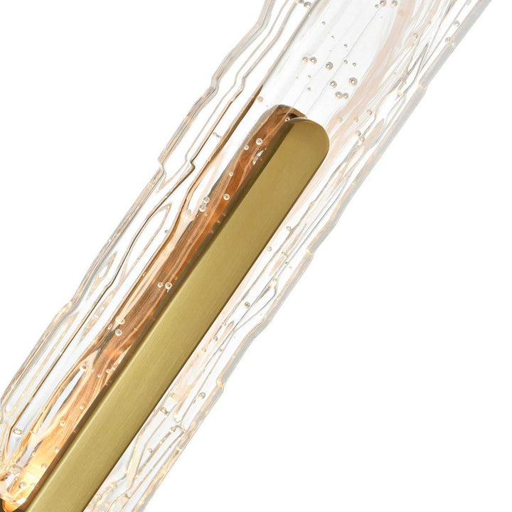 Curva LED Vanity in Brass CWI Lighting Canada