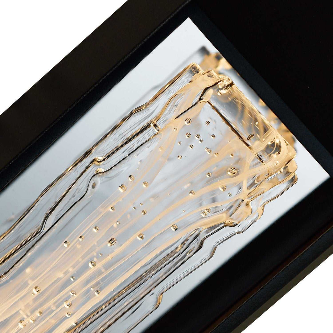 Curva LED Outdoor Wall Mount in Sand Black CWI Lighting Canada
