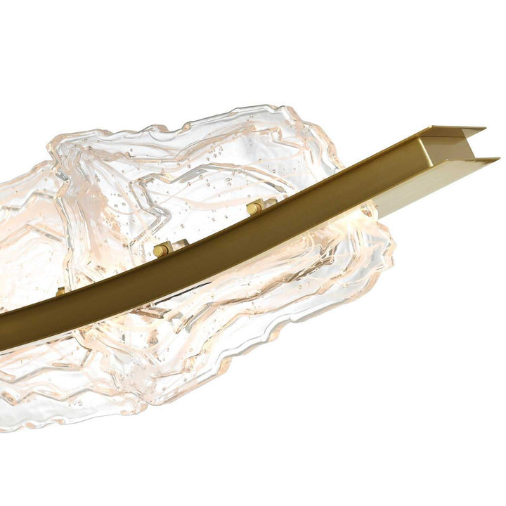 Arcus LED Chandelier in Brass CWI Lighting Canada