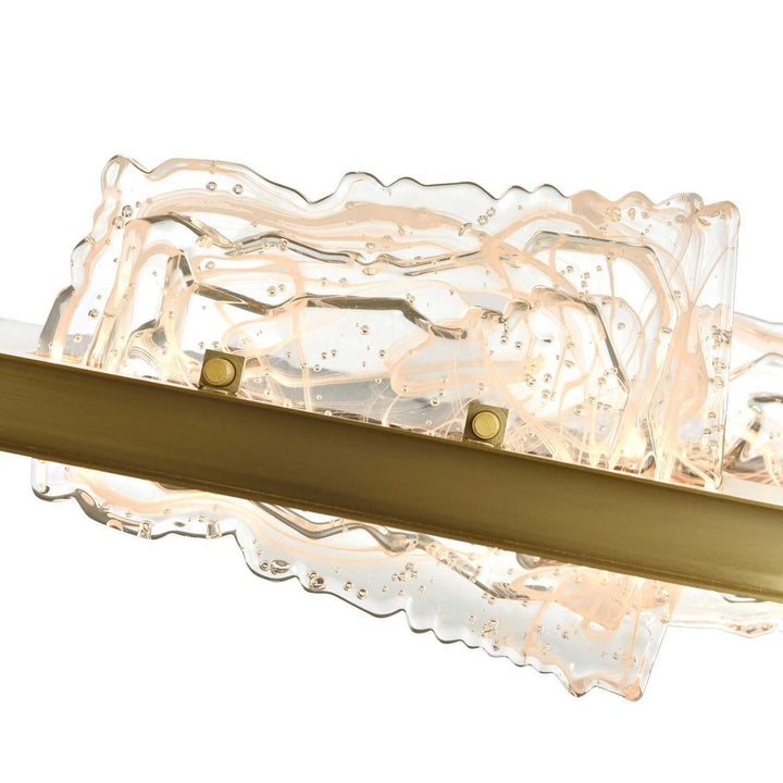 Arcus LED Chandelier in Brass CWI Lighting Canada