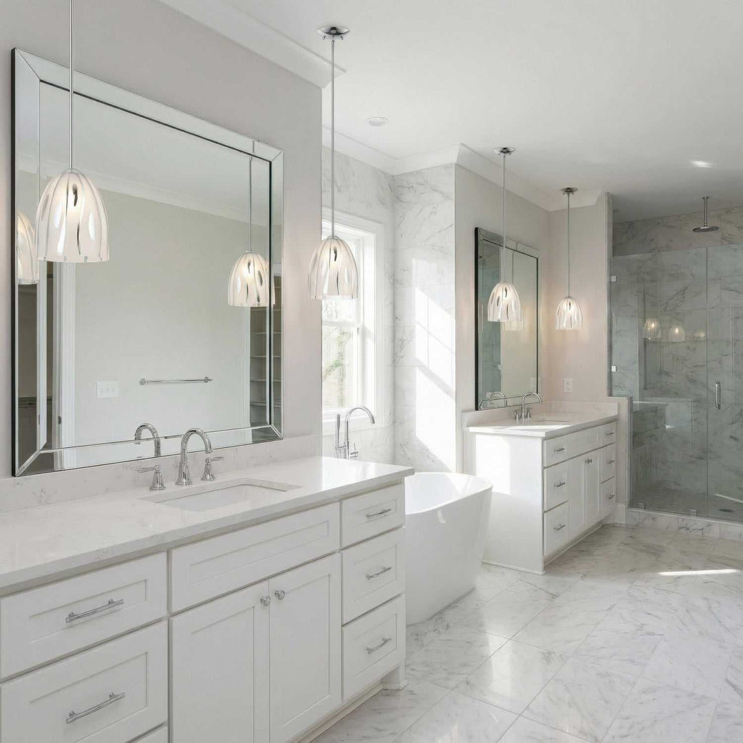 Chroman Empire One Light Pendant in Chrome Varaluz