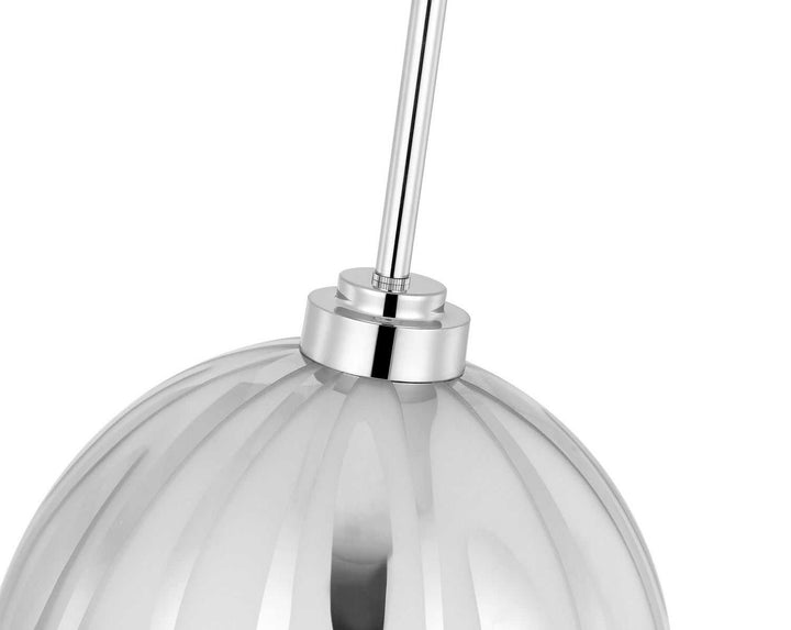 Chroman Empire One Light Pendant in Chrome Varaluz