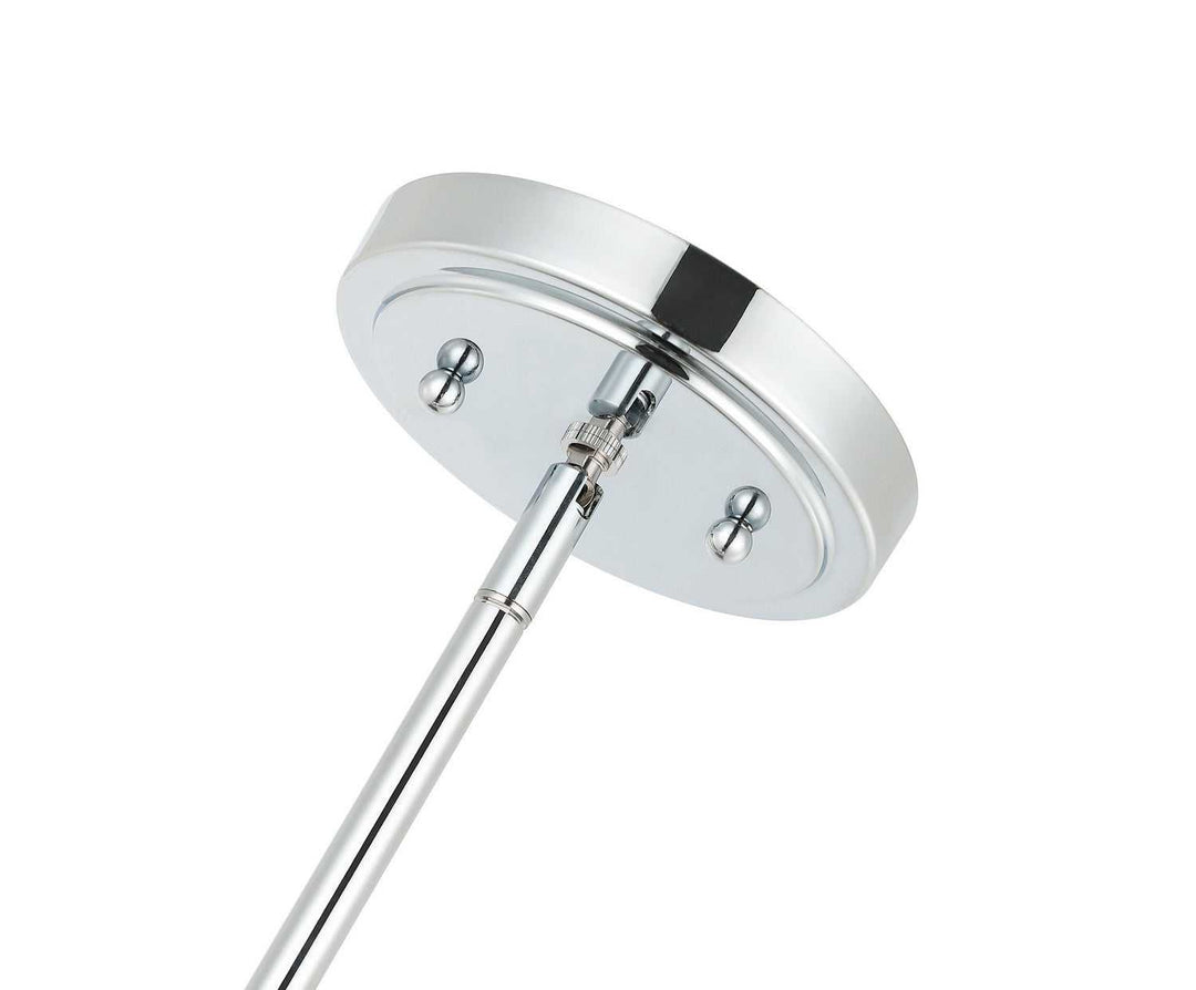 Chroman Empire One Light Pendant in Chrome Varaluz