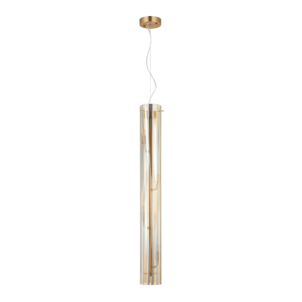Chroman Empire Four Light Pendant in Satin Gold Varaluz