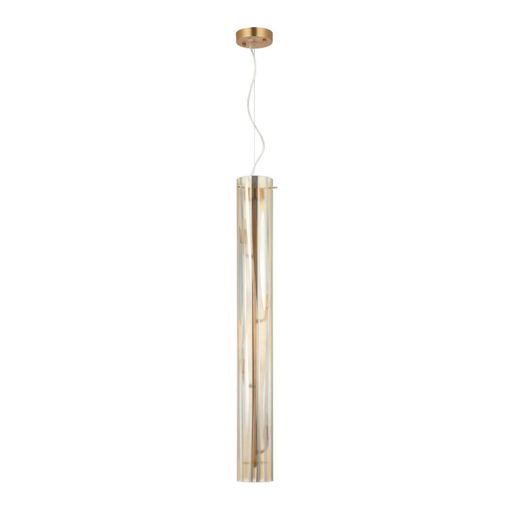 Chroman Empire Four Light Pendant in Satin Gold Varaluz