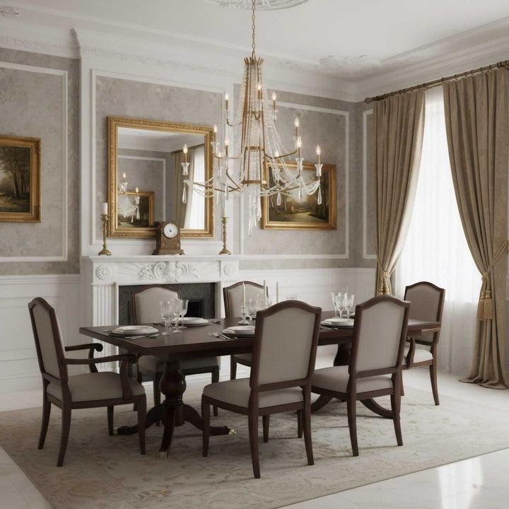 Barcelona 12 Light Chandelier in Brass Kisser Varaluz