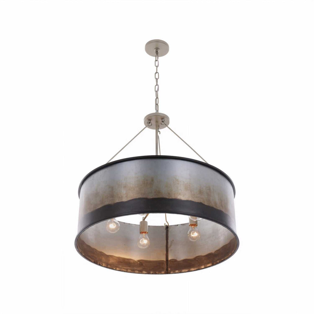 Cannery Five Light Pendant in Ombre Galvanized Varaluz
