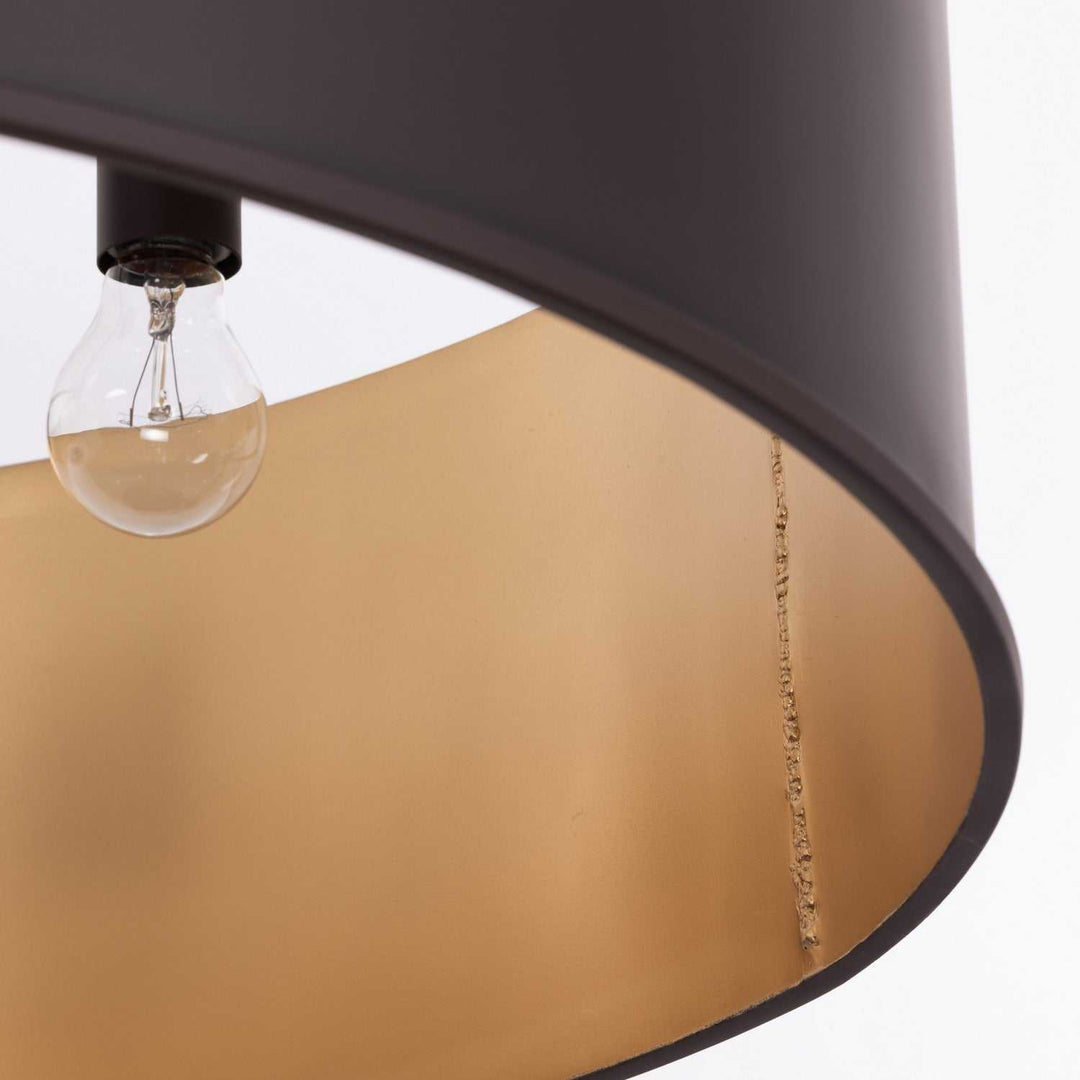 Cannery Six Light Pendant in Dark Bronze / French Gold Varaluz