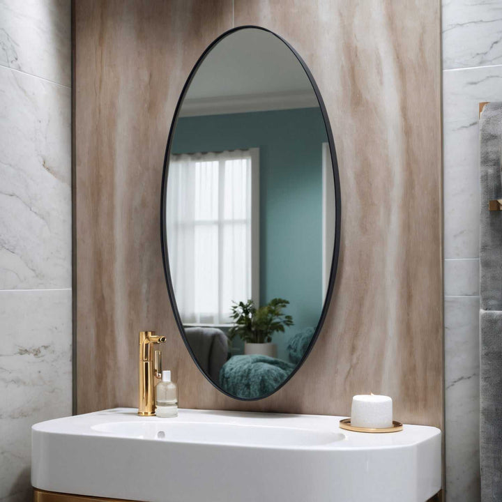Tablet Mirror in Black Varaluz