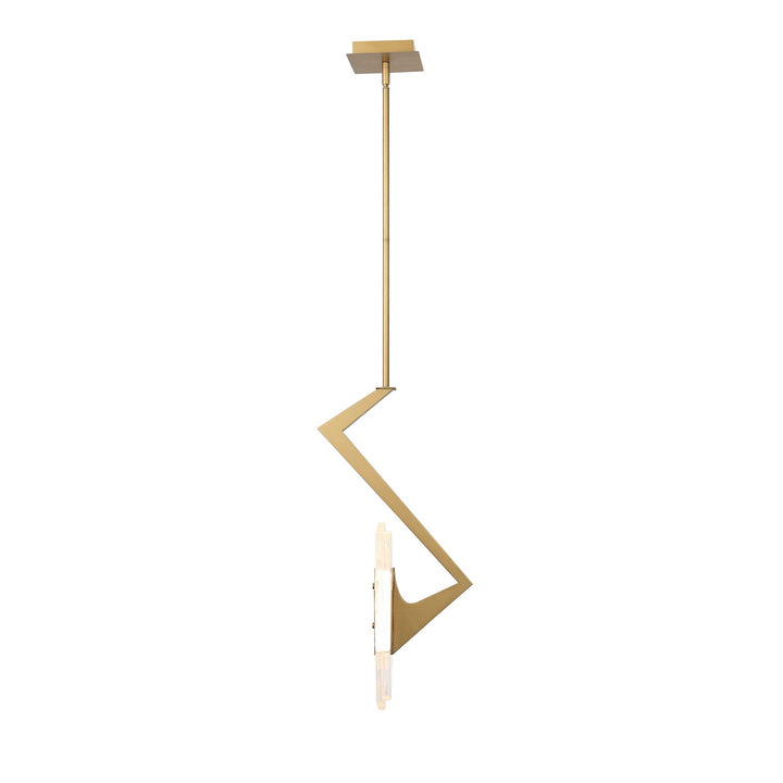 Down the Wrong Path LED Pendant in Brass Kisser Varaluz