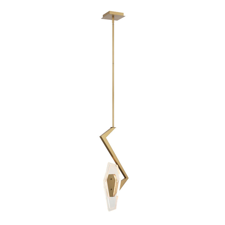 Down the Wrong Path LED Pendant in Brass Kisser Varaluz