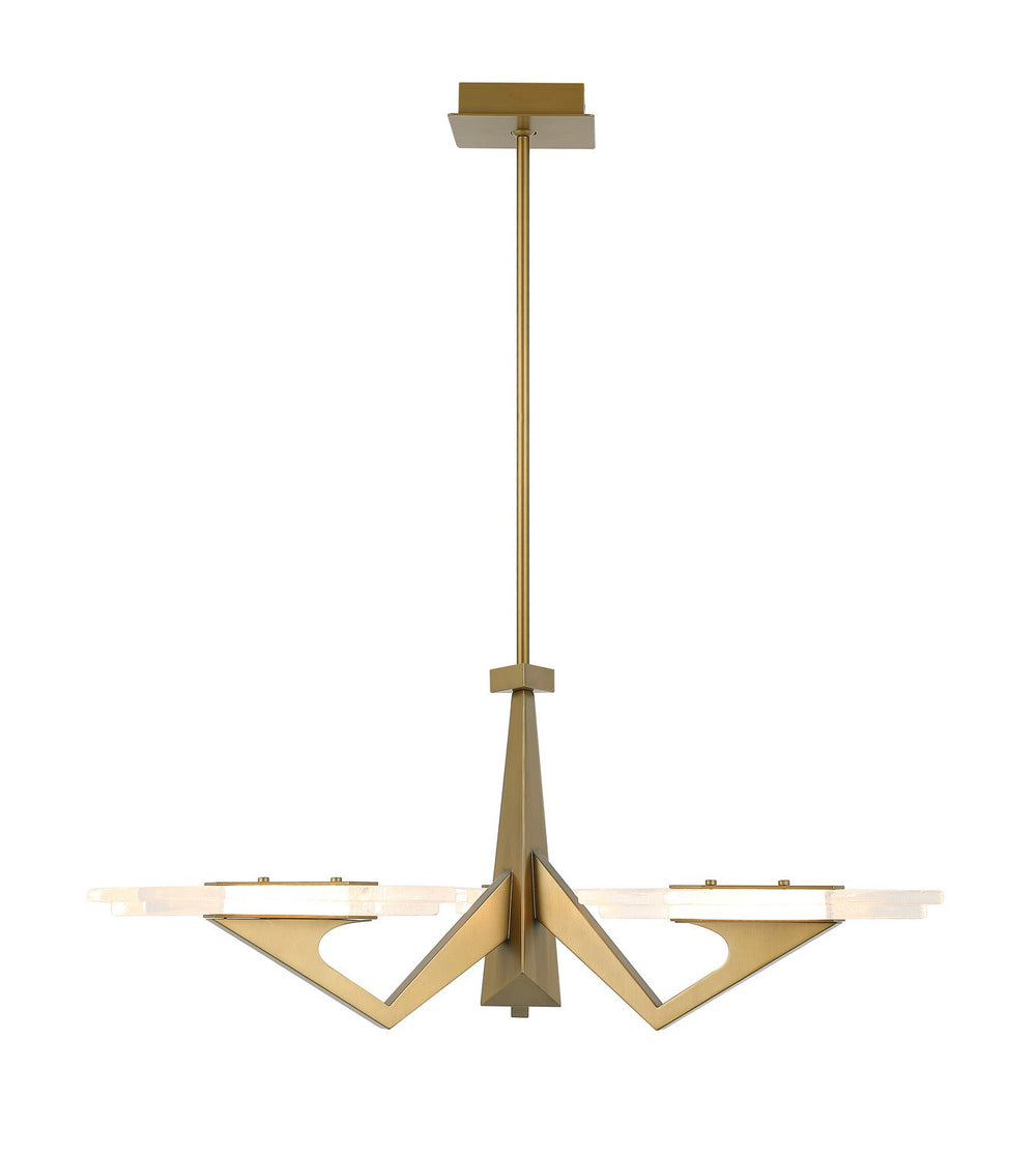 Down the Wrong Path LED Pendant in Brass Kisser Varaluz