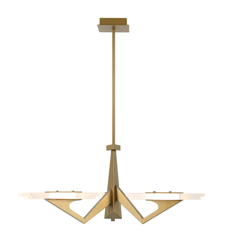 Down the Wrong Path LED Pendant in Brass Kisser Varaluz