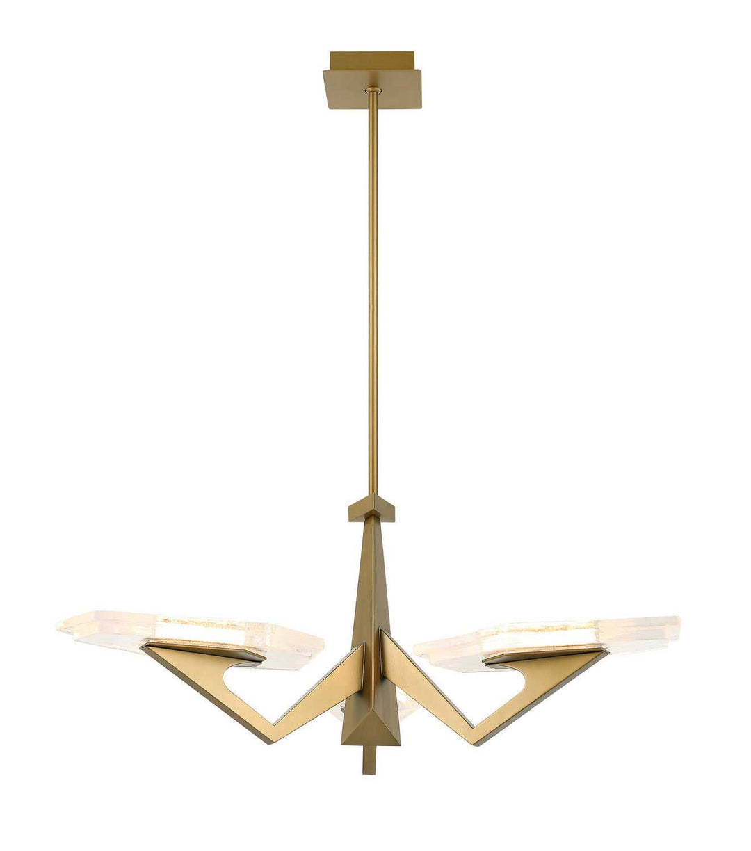Down the Wrong Path LED Pendant in Brass Kisser Varaluz