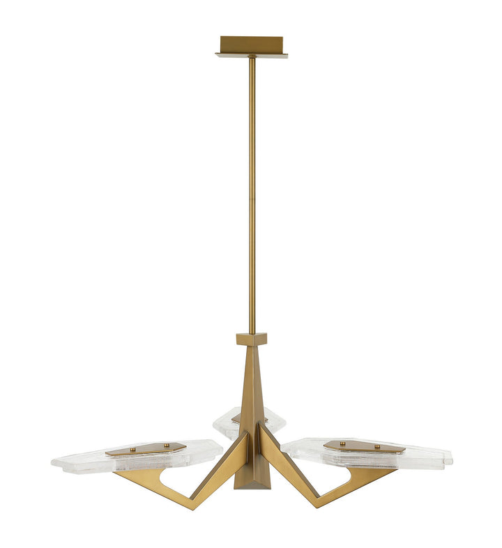 Down the Wrong Path LED Pendant in Brass Kisser Varaluz