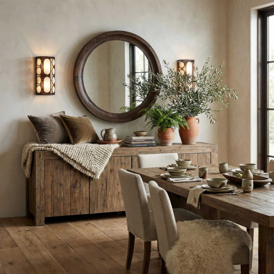 Oval Office Two Light Wall Sconce in Ironclad Varaluz