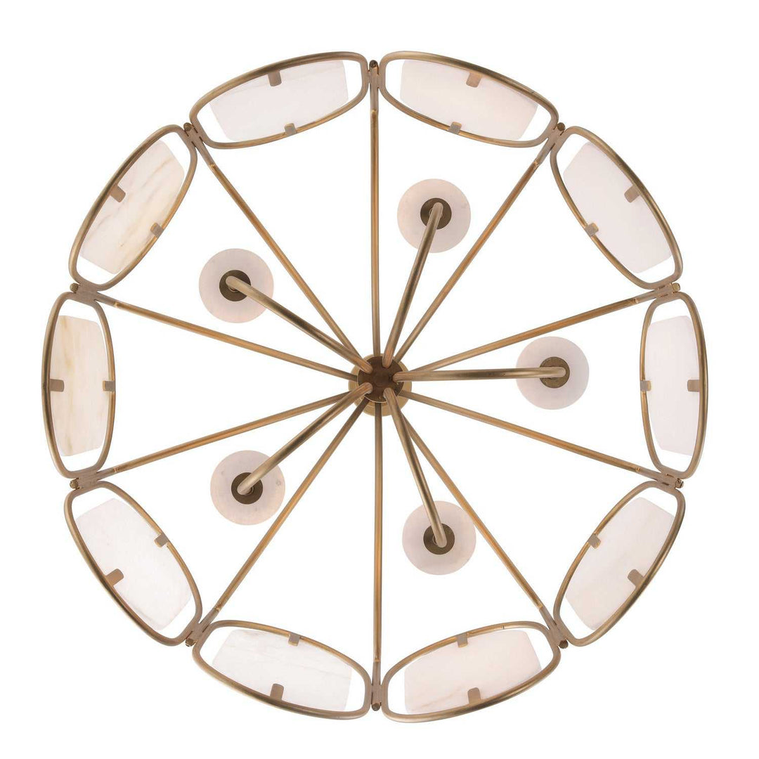 Panelist Five Light Pendant in Brass Kisser Varaluz