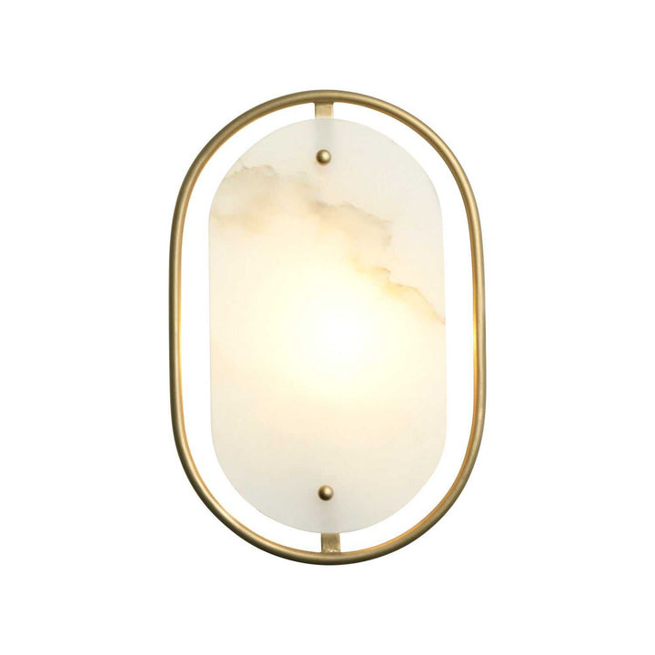 Panelist One Light Wall Sconce in Brass Kisser Varaluz