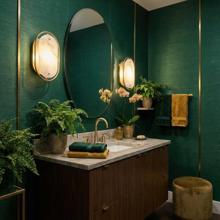 Panelist One Light Wall Sconce in Brass Kisser Varaluz