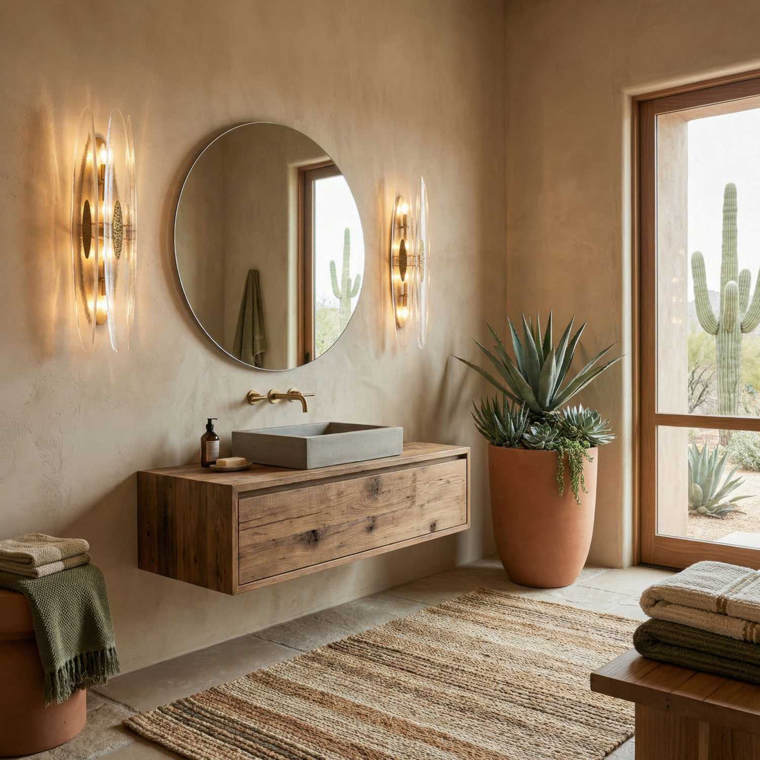 Aurora Four Light Wall Sconce in Havana Gold Varaluz