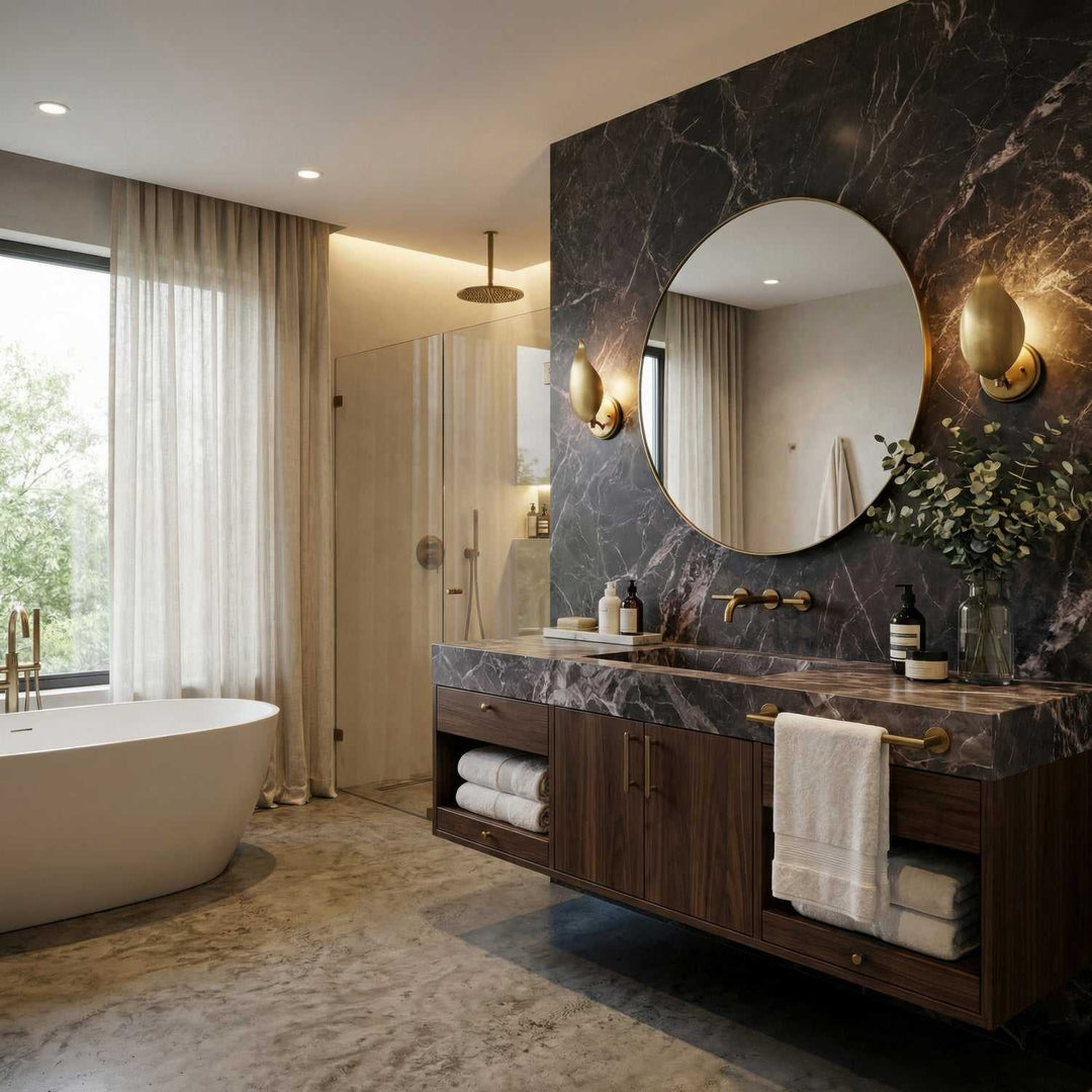Petal Reign One Light Wall Sconce in Brass Kisser Varaluz