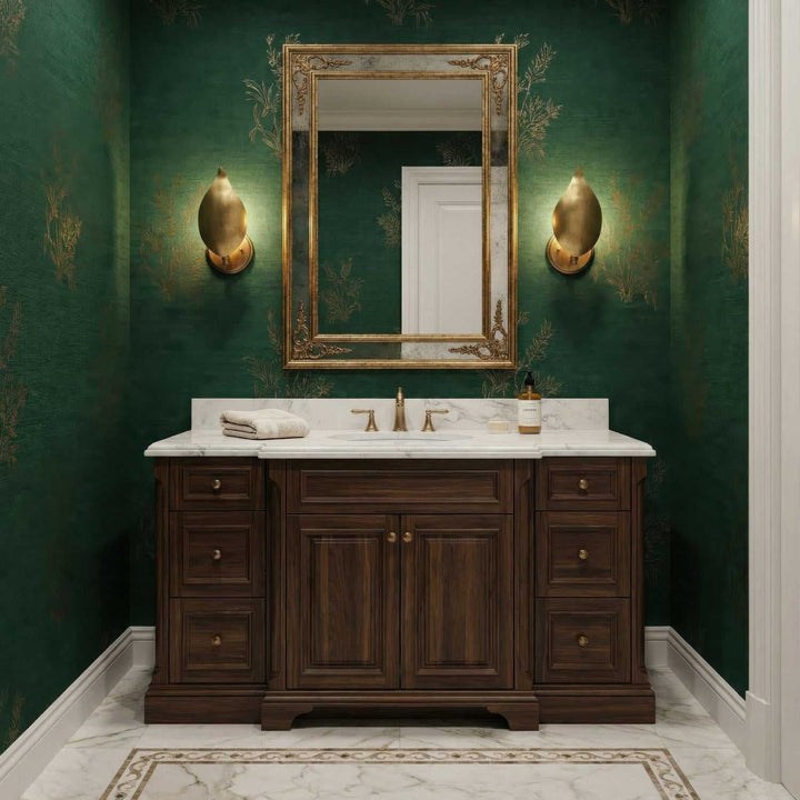 Petal Reign One Light Wall Sconce in Brass Kisser Varaluz
